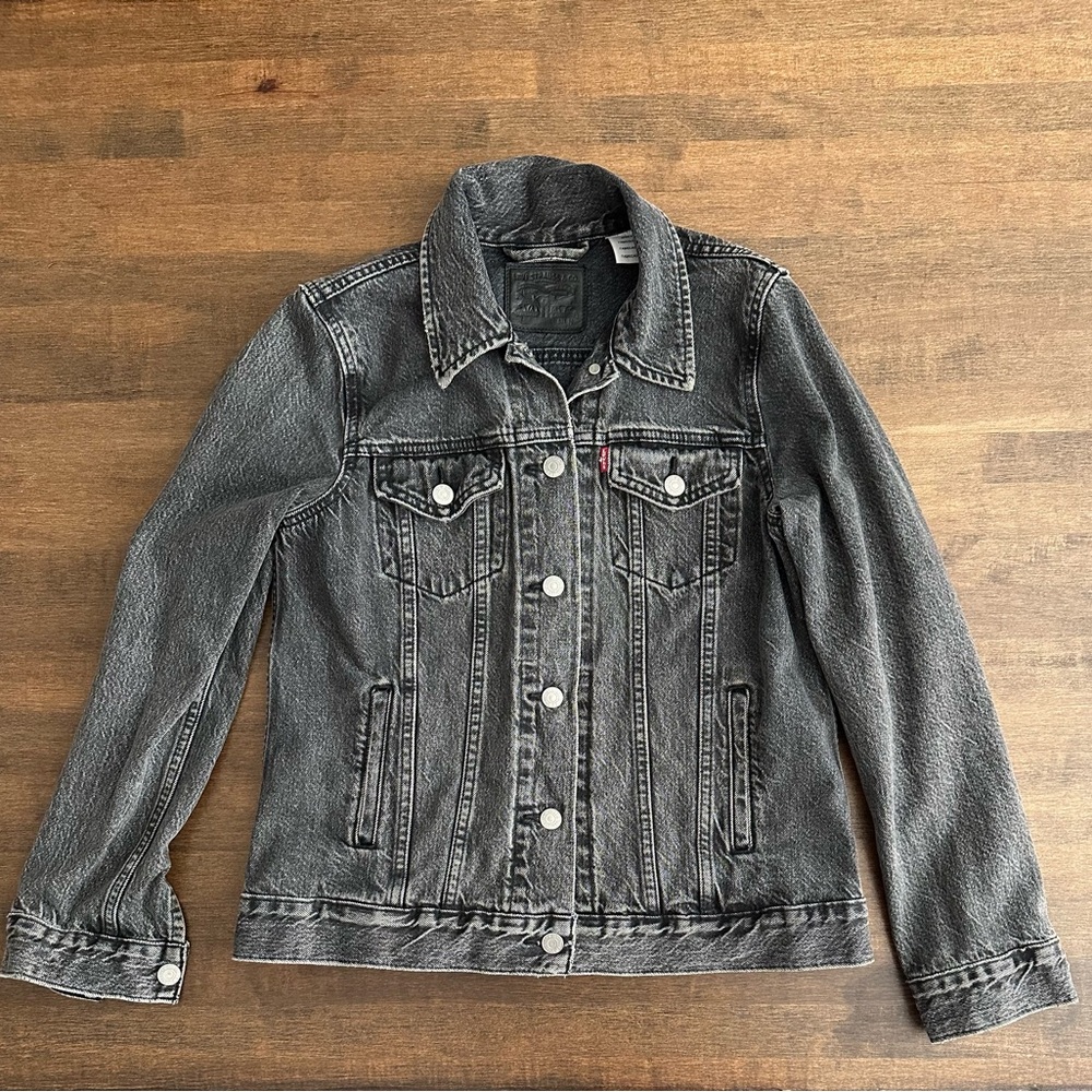 LEVI’S Premium Original Trucker Jacket, Washed Black